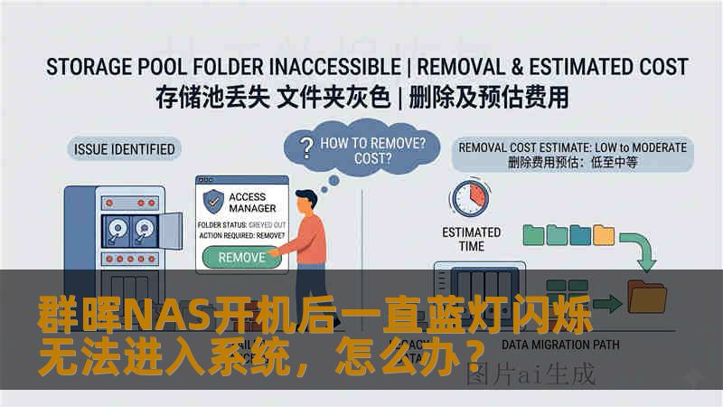 群晖NAS开机后一直蓝灯闪烁无法进入系统，怎么办？