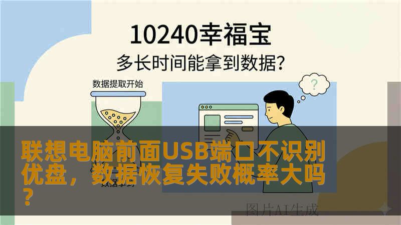 联想电脑前面USB端口不识别优盘，数据恢复失败概率大吗？