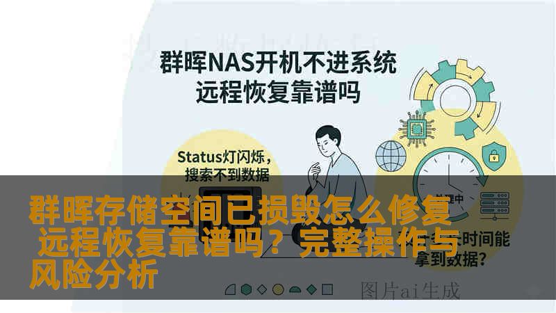 群晖存储空间已损毁怎么修复 远程恢复靠谱吗？完整操作与风险分析