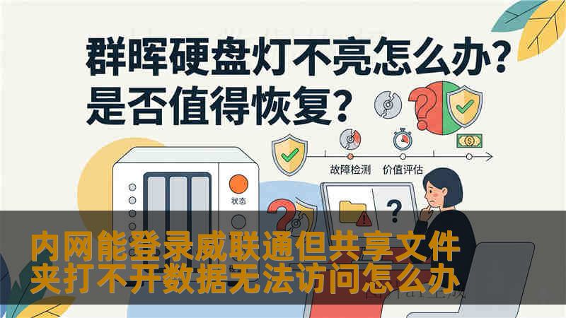 内网能登录威联通但共享文件夹打不开数据无法访问怎么办