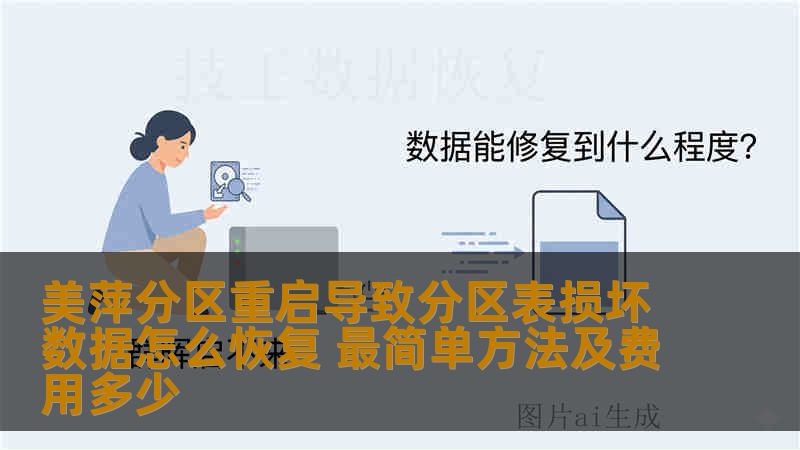 美萍分区重启导致分区表损坏数据怎么恢复 最简单方法及费用多少