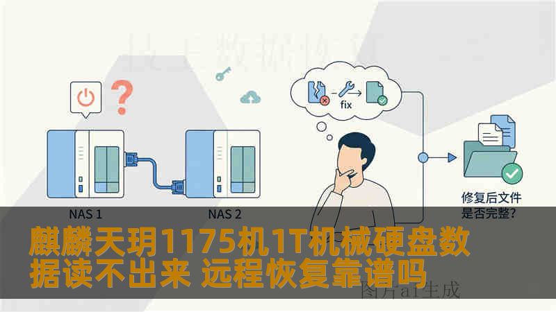 麒麟天玥1175机1T机械硬盘数据读不出来 远程恢复靠谱吗