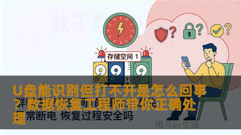 U盘能识别但打不开是怎么回事？数据恢复工程师带你正确处理