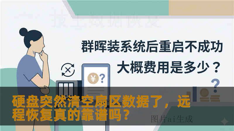 硬盘突然清空扇区数据了，远程恢复真的靠谱吗？