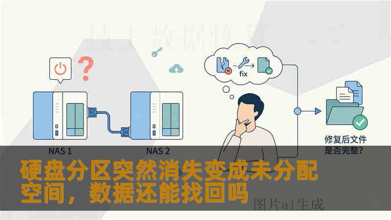 硬盘分区突然消失变成未分配空间，数据还能找回吗
