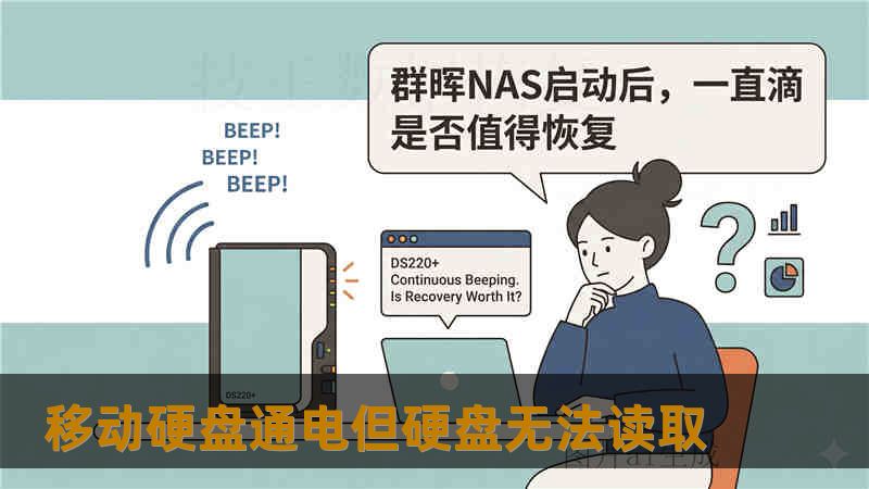 移动硬盘通电但硬盘无法读取