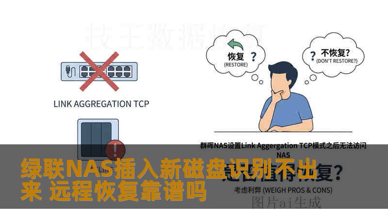 绿联NAS插入新磁盘识别不出来 远程恢复靠谱吗