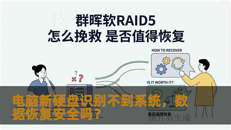 电脑新硬盘识别不到系统，数据恢复安全吗？