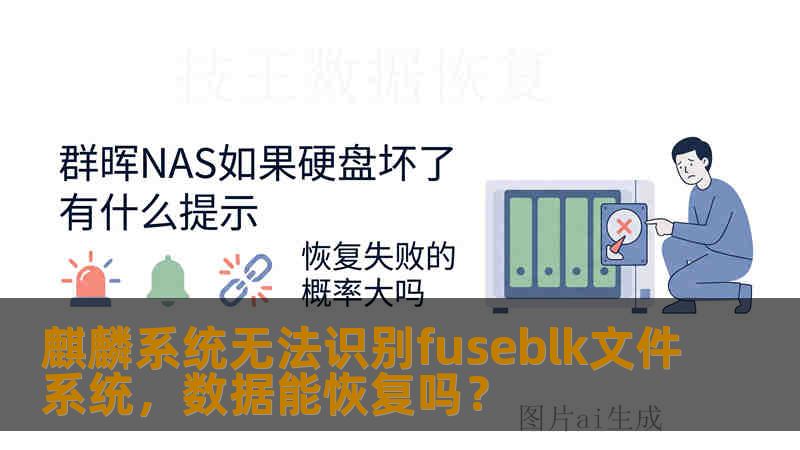 麒麟系统无法识别fuseblk文件系统，数据能恢复吗？