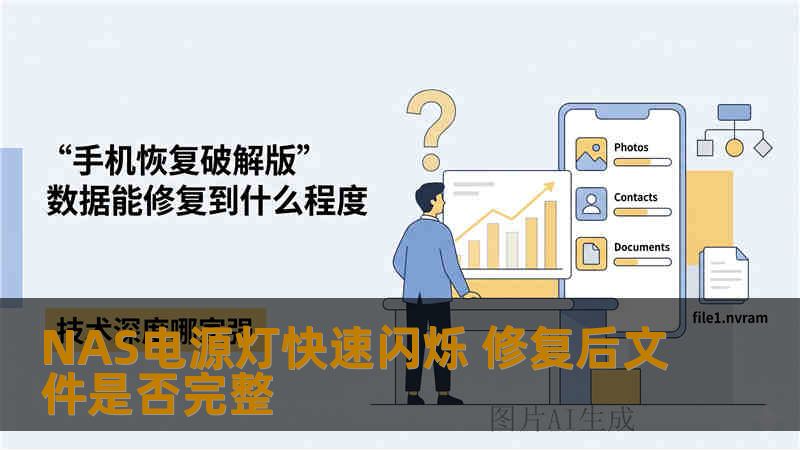 NAS电源灯快速闪烁 修复后文件是否完整