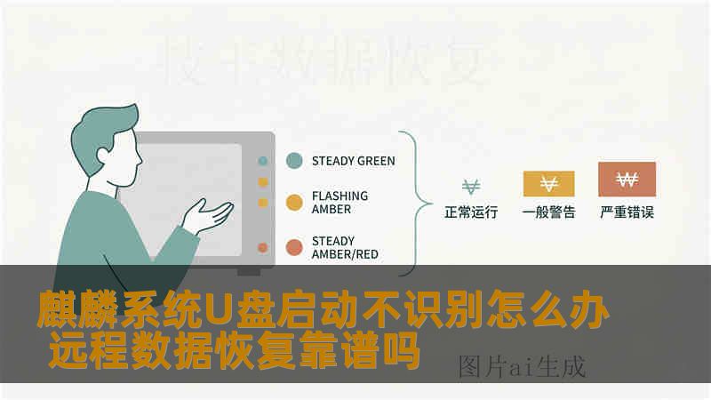 麒麟系统U盘启动不识别怎么办 远程数据恢复靠谱吗