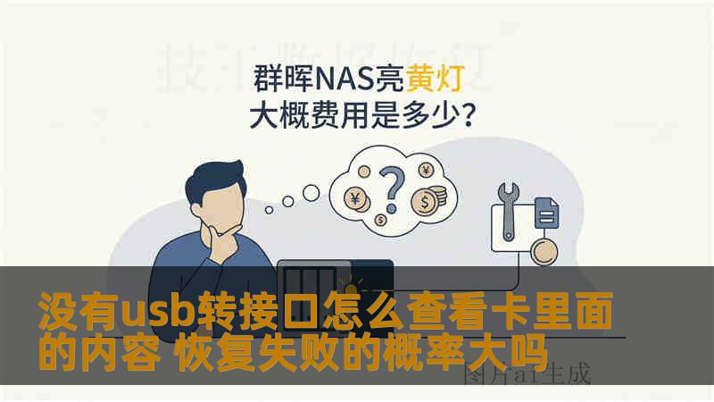 没有usb转接口怎么查看卡里面的内容 恢复失败的概率大吗