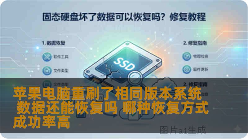 苹果电脑重刷了相同版本系统 数据还能恢复吗 哪种恢复方式成功率高