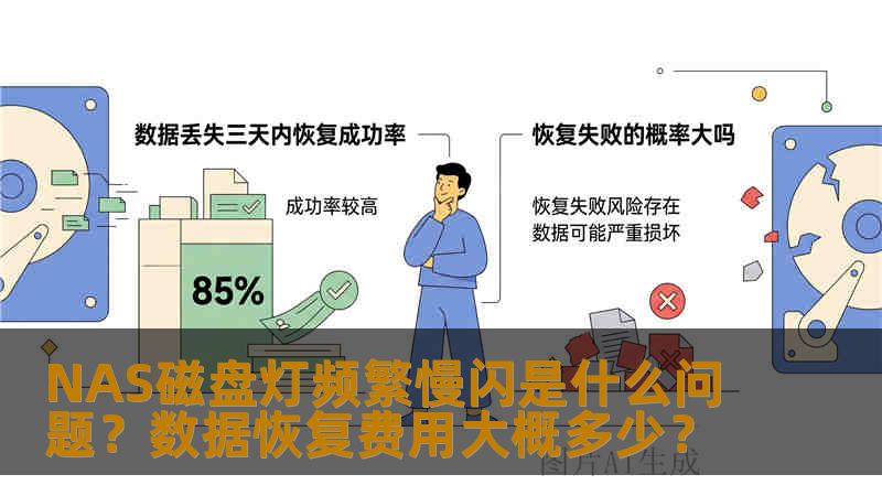 NAS磁盘灯频繁慢闪是什么问题？数据恢复费用大概多少？