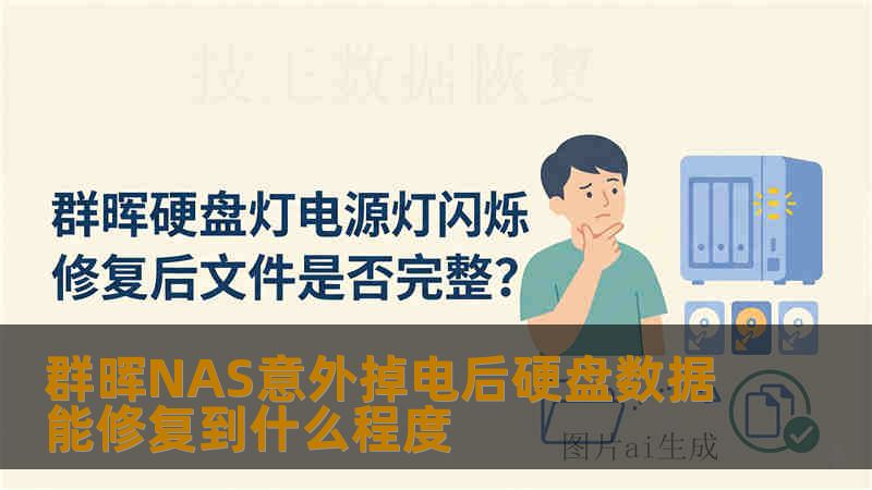 群晖NAS意外掉电后硬盘数据能修复到什么程度