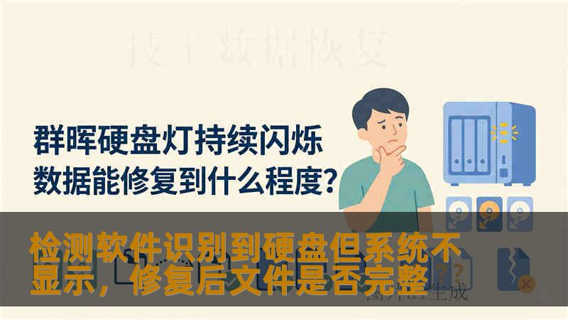 检测软件识别到硬盘但系统不显示，修复后文件是否完整