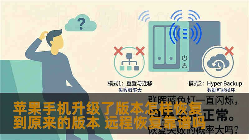 苹果手机升级了版本怎样恢复到原来的版本 远程恢复靠谱吗