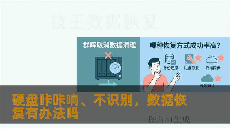 硬盘咔咔响、不识别，数据恢复有办法吗