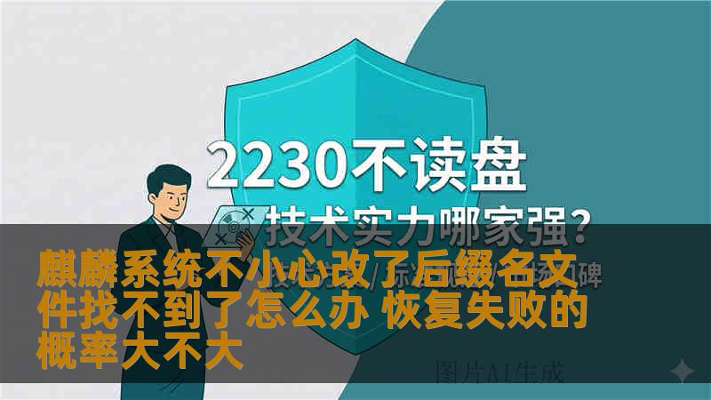 麒麟系统不小心改了后缀名文件找不到了怎么办 恢复失败的概率大不大