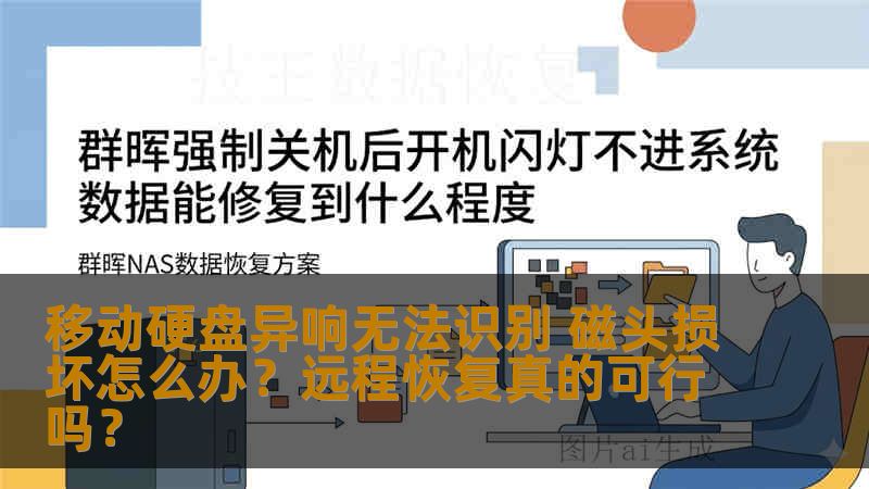移动硬盘异响无法识别 磁头损坏怎么办？远程恢复真的可行吗？