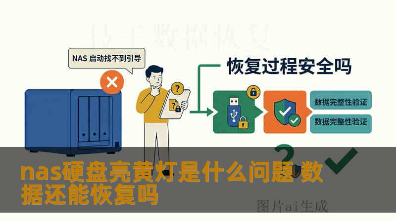 nas硬盘亮黄灯是什么问题 数据还能恢复吗
