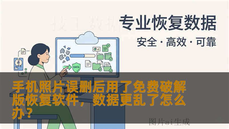 手机照片误删后用了免费破解版恢复软件，数据更乱了怎么办？