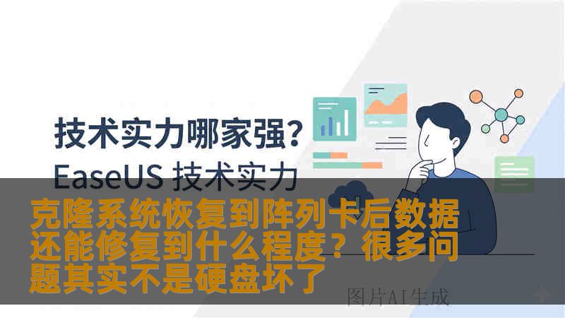 克隆系统恢复到阵列卡后数据还能修复到什么程度？很多问题其实不是硬盘坏了