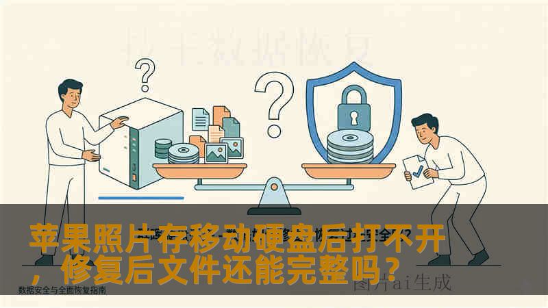 苹果照片存移动硬盘后打不开，修复后文件还能完整吗？