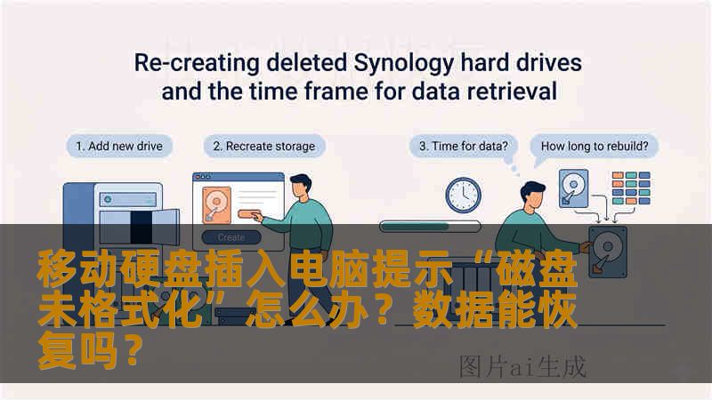 移动硬盘插入电脑提示“磁盘未格式化”怎么办？数据能恢复吗？