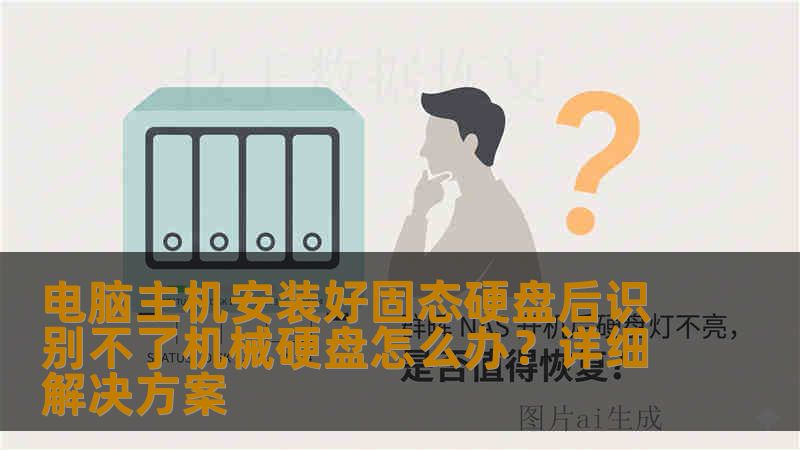 电脑主机安装好固态硬盘后识别不了机械硬盘怎么办？详细解决方案