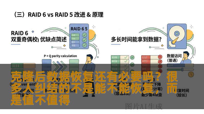 克隆后数据恢复还有必要吗？很多人纠结的不是能不能恢复，而是值不值得