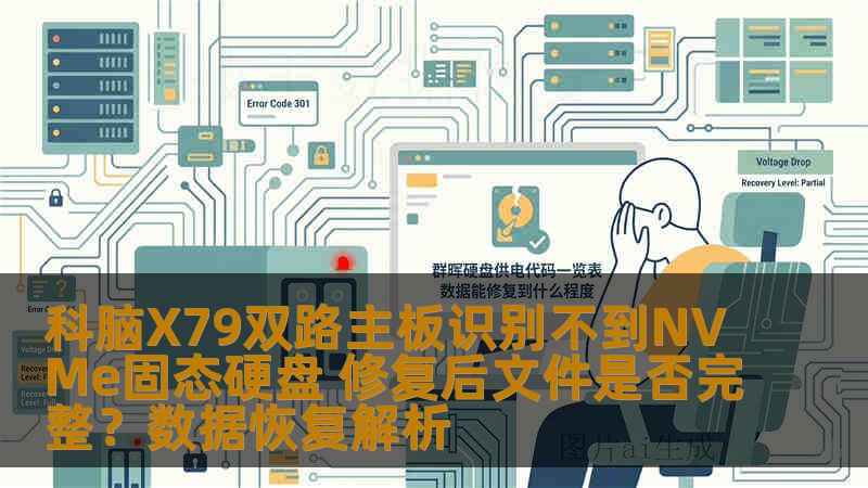 科脑X79双路主板识别不到NVMe固态硬盘 修复后文件是否完整？数据恢复解析