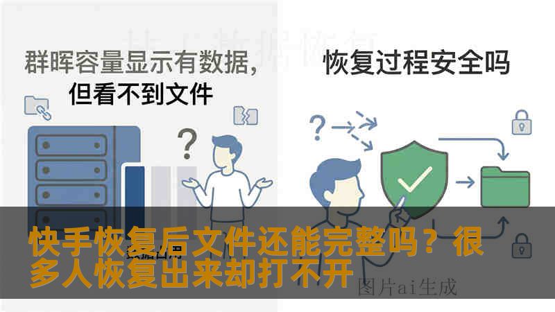 快手恢复后文件还能完整吗？很多人恢复出来却打不开