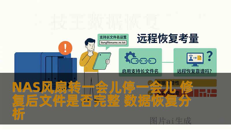 NAS风扇转一会儿停一会儿 修复后文件是否完整 数据恢复分析