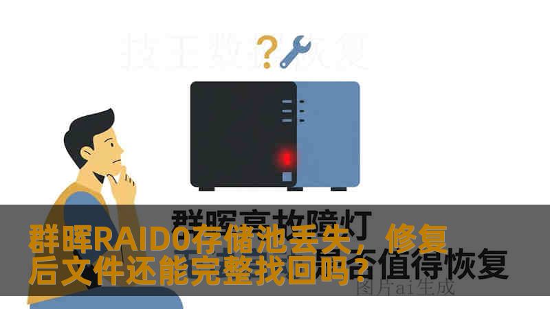 群晖RAID0存储池丢失，修复后文件还能完整找回吗？