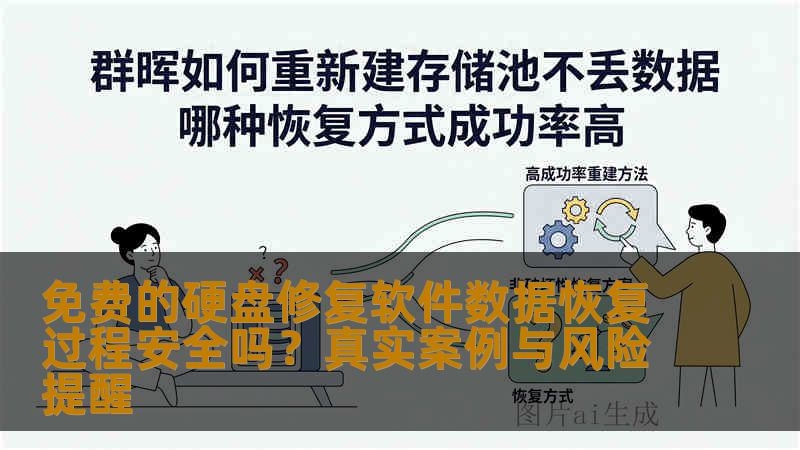 免费的硬盘修复软件数据恢复过程安全吗？真实案例与风险提醒