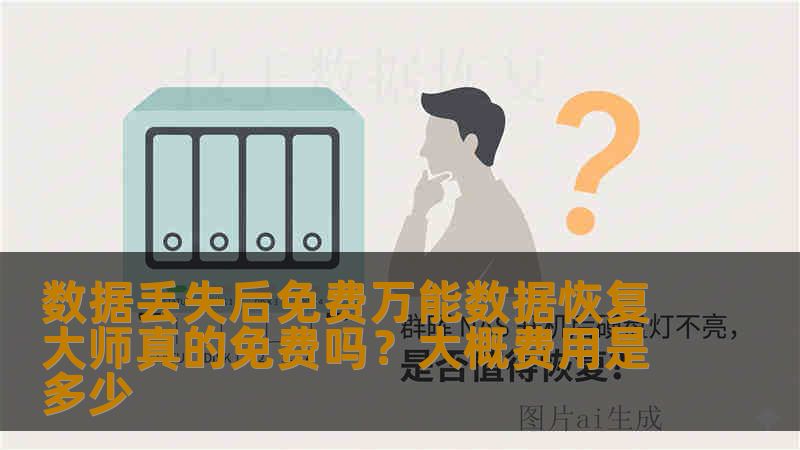 数据丢失后免费万能数据恢复大师真的免费吗？大概费用是多少