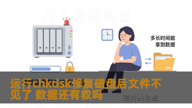 运行chkdsk修复磁盘后文件不见了 数据还有救吗