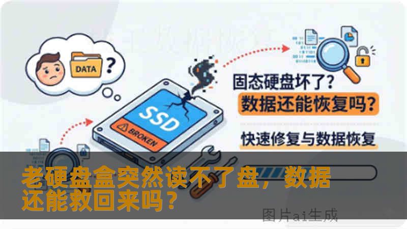 老硬盘盒突然读不了盘，数据还能救回来吗？