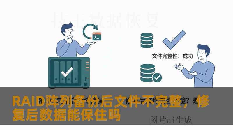 RAID阵列备份后文件不完整，修复后数据能保住吗