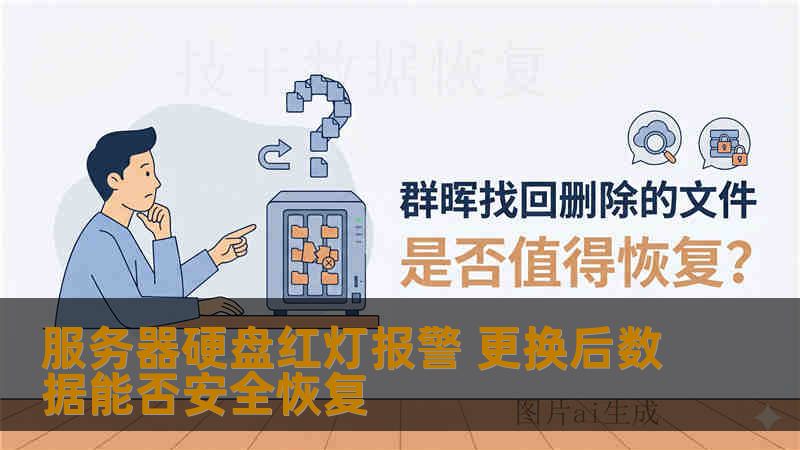 服务器硬盘红灯报警 更换后数据能否安全恢复