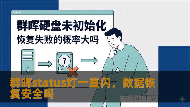 群晖status灯一直闪，数据恢复安全吗