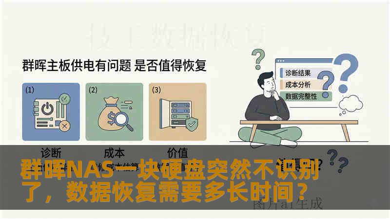 群晖NAS一块硬盘突然不识别了，数据恢复需要多长时间？