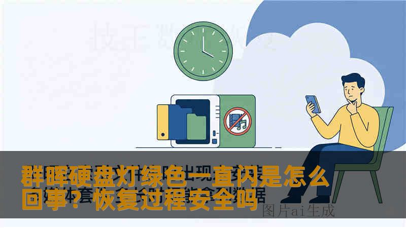 群晖硬盘灯绿色一直闪是怎么回事？恢复过程安全吗