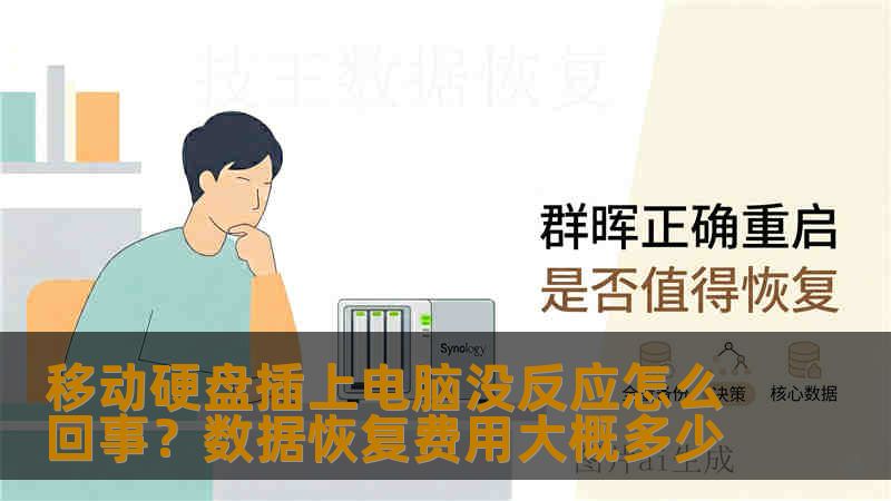 移动硬盘插上电脑没反应怎么回事？数据恢复费用大概多少