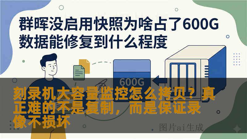 刻录机大容量监控怎么拷贝？真正难的不是复制，而是保证录像不损坏