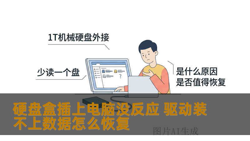 硬盘盒插上电脑没反应 驱动装不上数据怎么恢复