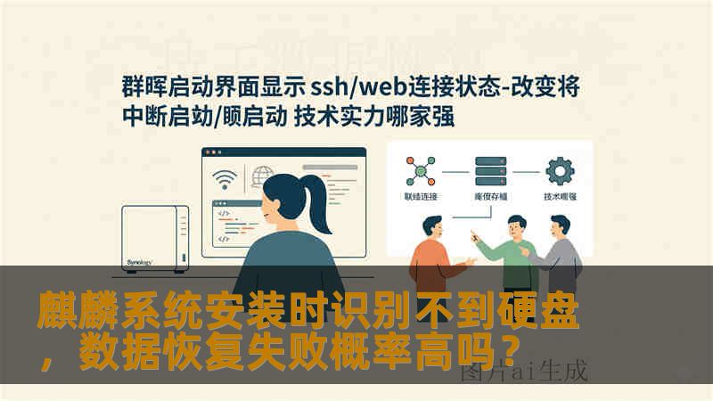 麒麟系统安装时识别不到硬盘，数据恢复失败概率高吗？