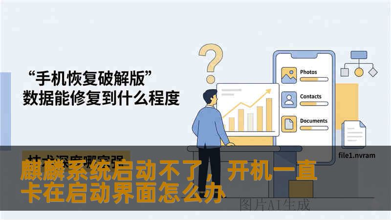 麒麟系统启动不了，开机一直卡在启动界面怎么办