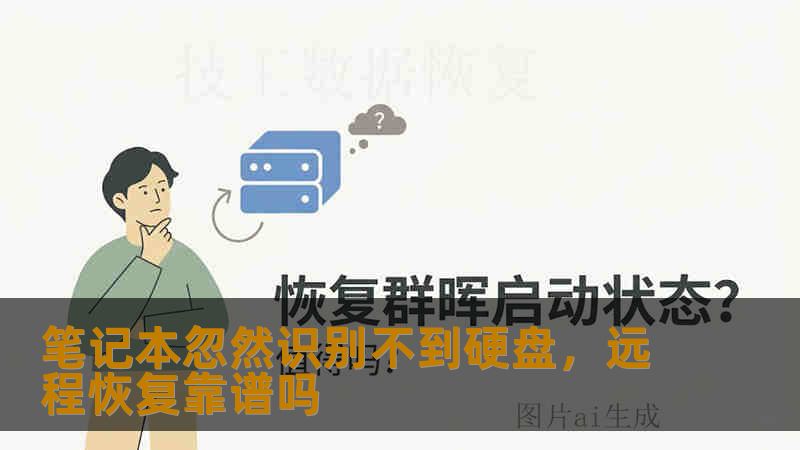 笔记本忽然识别不到硬盘，远程恢复靠谱吗